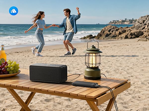 portable charger with built in plug