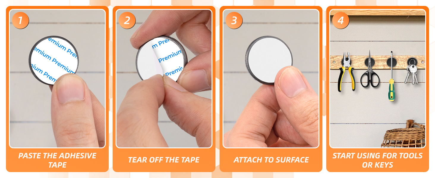 craft magnets with adhesive backing