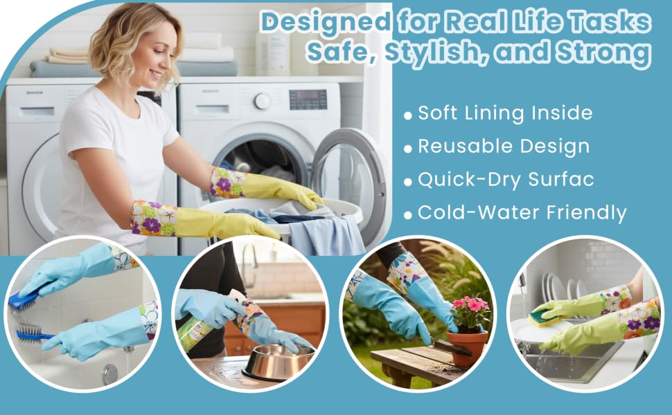 Household Gloves Latex Free Cleaning Gloves