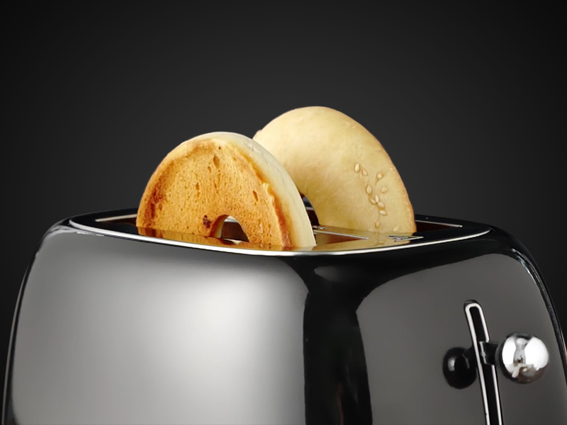 ROTER MOND 2 SLICE TOASTER