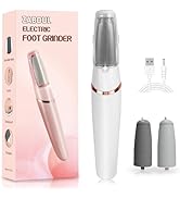 ZABOUL Electric Foot Callus Remover Rechargeable Portable Electric Foot File Pedicure Tool Kit, S...