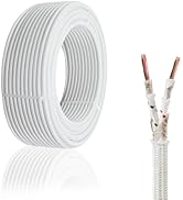 KToyeang 14 Gauge 2 Conductor High Temperature Wire 16.4Ft, -76-932 ? 14 AWG Mica Fiberglass 2 Co...
