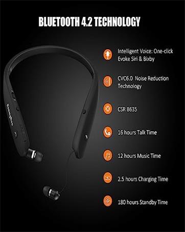 bluetooth headphones foldable