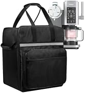 EiiJugaloo Ice Cream Machine Carrying Bag Sorbet Maker Travel Case Heat-Resistant Waterproof Oxfo...