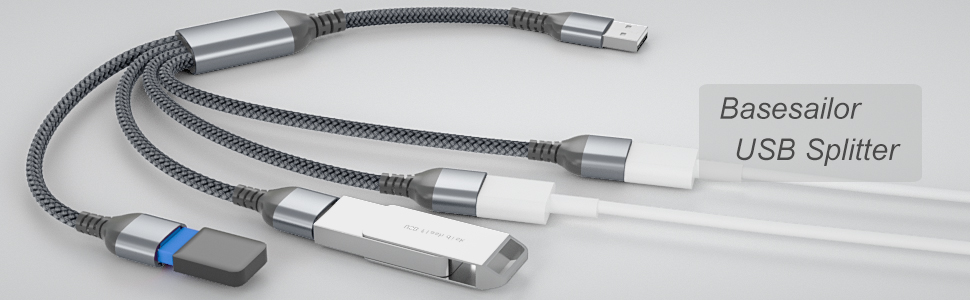 USB Male to four USB Male Cable