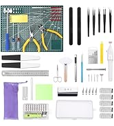 Fippy 101PCS Gundam Model Tools Kit, Hobby Building Tools Kit for Gundam Basic Model Assembling, ...