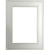 Silver Rectangle Frame Die Cut for Card Making, Scrapbooking Die-Cuts, Frame Metal Cutting Dies C...