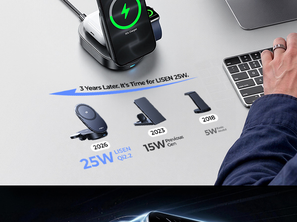 iPhone charging station