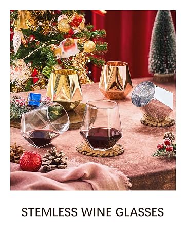 Stemless Wine Glasses