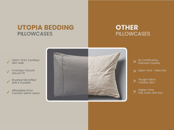 pillowcases, grey pillow cases, grey pillow cases set of 2, king pillow cases set of 2, pillow cases