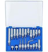 HDLNKAK Dial Indicator Extension Set - Metric Dial Indicators Tips 22 Pieces, for Precision Measu...