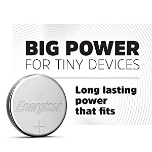 Energizer coin batteries give you big power for tiny devices
