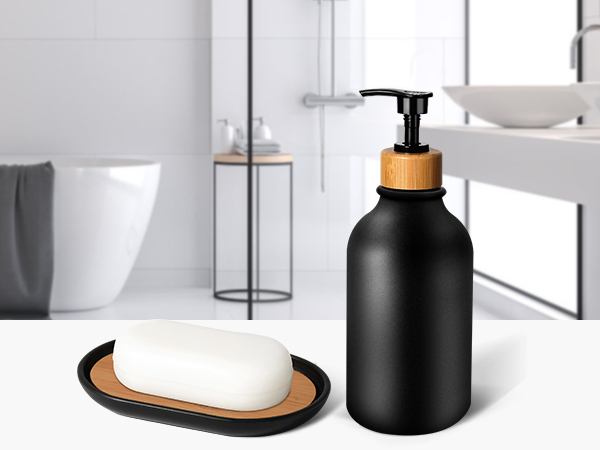 bathroom accessory set