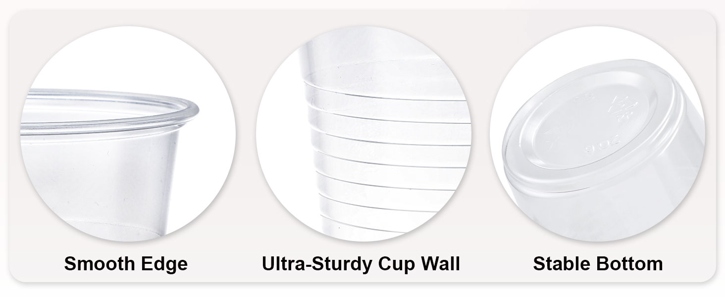 3 oz plastic cups