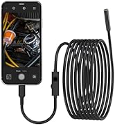 1920P HD Dual Lens Endoscope Camera Semi-Rigid Snake Cable IP67 Waterproof 8LED Lights Dimmable H...
