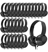 Bulk Headphones for Classroom 24 Pack Durable Wired School Headphones for Kids,Students,Children ...