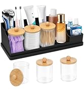 Bathroom Counter Organizer, Black Silicone Toothbrush Holders for Bathrooms Organizer Countertop ...