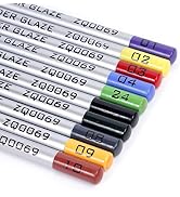 SHAOQINLIN Underglaze Pencil, 10 Color Underglaze Pencils for Pottery