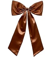YonJeeky Big Bow Decorations 41 x 26 Inch Giant Satin Ribbon Bows for Christmas Tree Birthday Par...