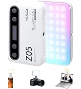Viltrox Z05 RGB Video Light Portable LED Selfie Light with Clip for Phone Camera Laptop Tripod, 2...