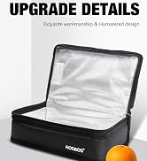 Aosbos Insulated Lunch Bag Small Lunch Box for Men Women Compact Lunch Bags Mini Food Storage Bag...