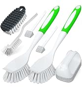 Holikme 7 Pack Kitchen Cleaning Brush Set, Dish Brush for Cleaning, Kitchen Scrub Brush&Bendable ...