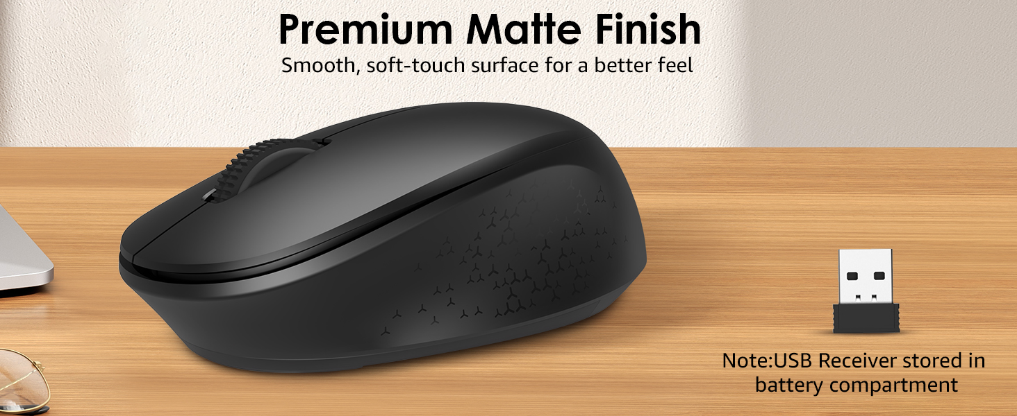 quiet wireless keyboard and mouse