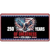 InIsaJace 250 Years of The United States Door Mat, Patriotic USA Doormat Decorations Outdoor, 177...