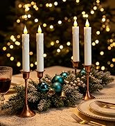 led taper candles flickering