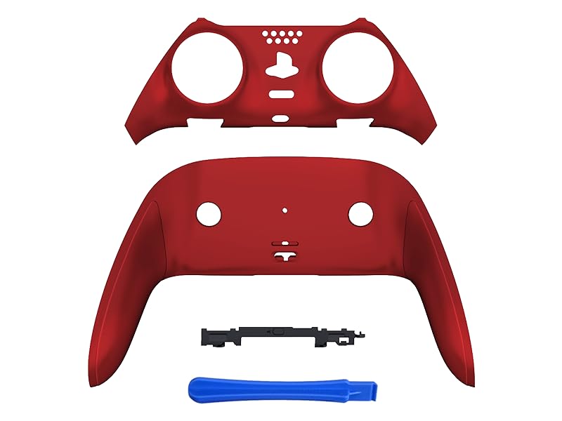 eXtremeRate Top Bottom Decorative Trim Shell For ps5 Edge Controller Replacement Shell Plates Cover