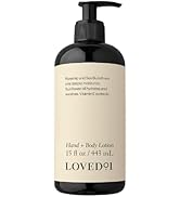 Loved01 Hand & Body Lotion, John Legend Skincare, Fragrance-Free, Daily Lightweight Cream, Oprah'...