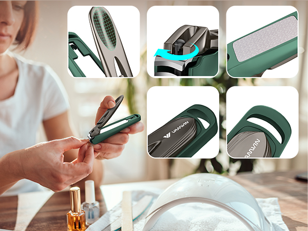 Nail Clippers for Men with Catcher