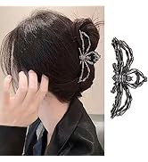 Spider Hair Clips Metal Black Hair Claw Clips with Design Hair Accessories for Thin/Thick Hair La...