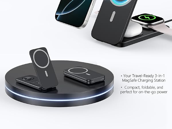 wireless charging station for apple