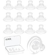 Silicone Earring Backs 12 Pack – Clear Earring Stoppers for Studs & Heavy Earrings, Hypoallergeni...