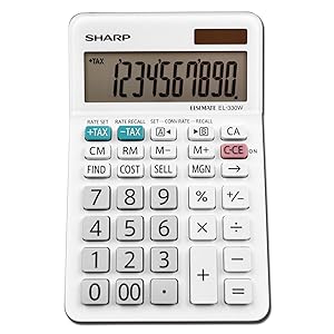 Sharp EL-330WB Front View