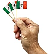 288 Count | KingSeal Mexican Flag Toothpicks, 2.5 Inch, Ideal for Mexican Restaurants, Cinco De M...