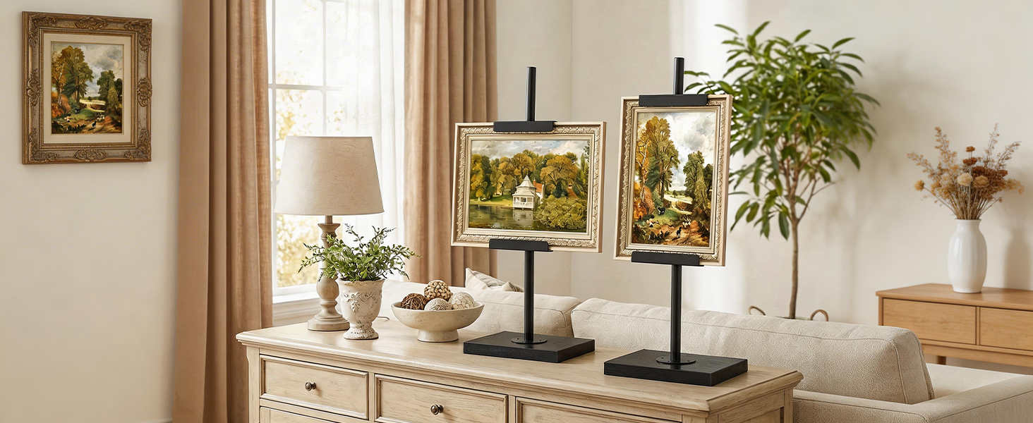 tabletop easel, tabletop easel stand, picture frame stand, picture easels for display