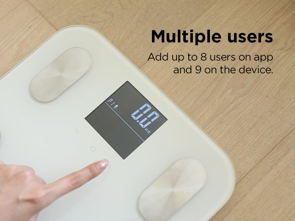 mooas smart scale body digital bathroom scale smart body scale