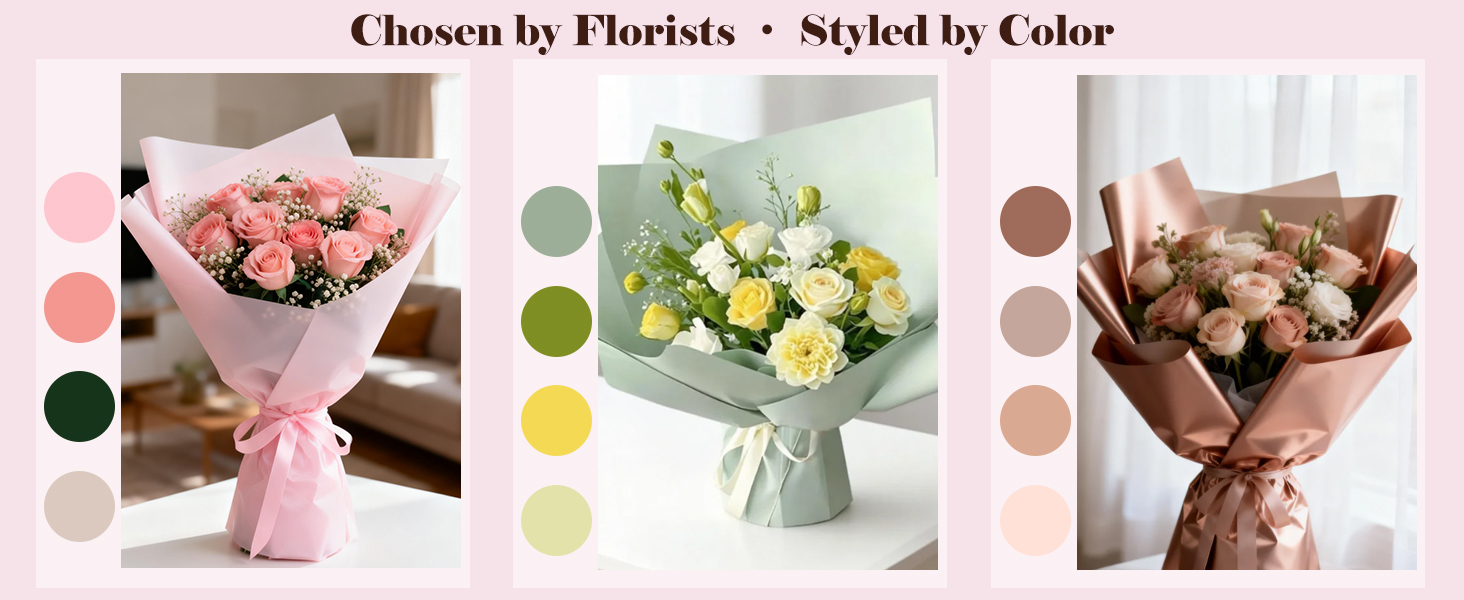 Floral Bouquet Wrapping Paper