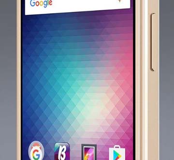 Closeup of the Blu Vivo Mini 5's touchscreen
