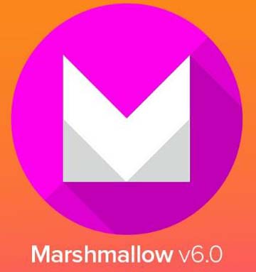 Android 6.0 Marshmallow Logo and Text