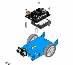 BrainyBotz (220pc) | 3-in-1 DIY Smart STEM Robot Building & Programming Kit