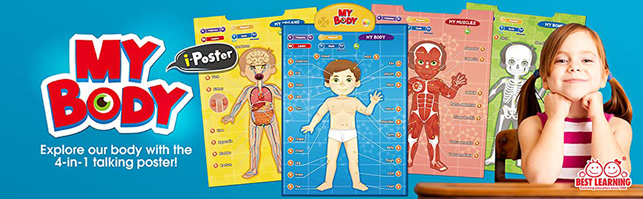 BEST LEARNING i-Poster My Body - Jogo Interativo Educacional de Anatom