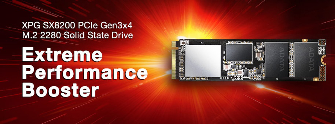 NeweggBusiness - XPG SX8200 PCIe NVMe Gen3x4 M.2 2280 960GB SSD