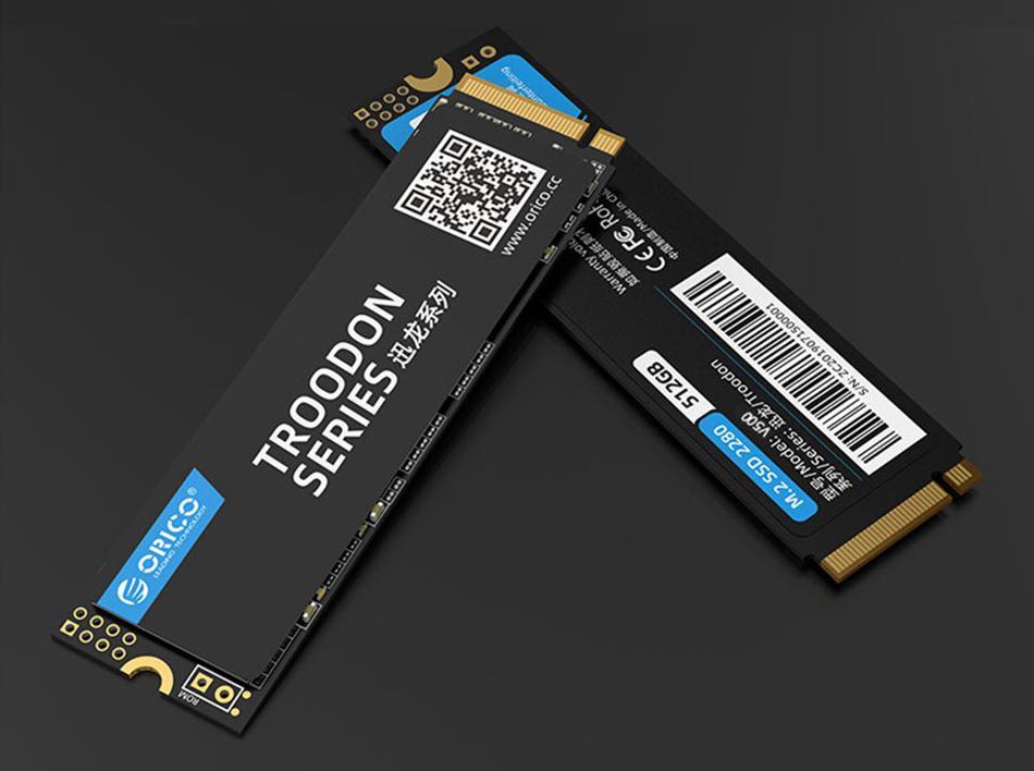 two Troodon V500 M.2 SSDs