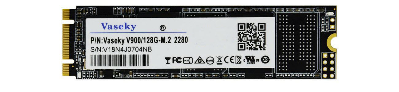 front view of Vaseky M.2 SATA SSD