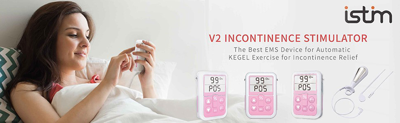 iStim V2 Kegel Exerciser Incontinence Stimulator with Probe for Bladder  Control and Pelvic Floor Exercise for Women and Men Electrical Muscle  Stimulator (EMS)