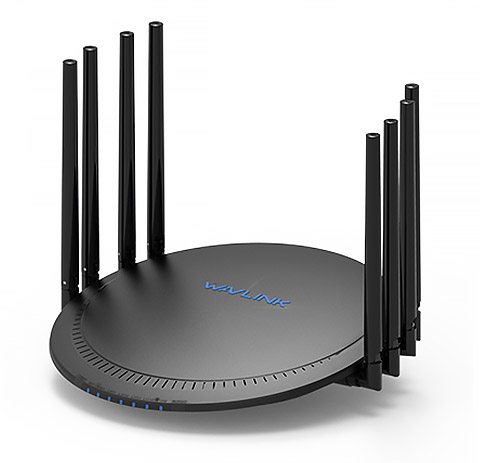 Wavlink AC3000 WiFi Router Tri-Band Smart Gigabit Gaming Router with  MU-MIMO, High Gain 8 x 5dBi Antennas, 4 x LAN Full Gigabit Ports, USB3.0  Port and