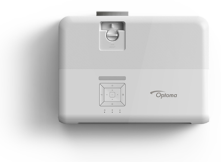 Overhead Shot of the Optoma Refurbished GT1080DARBEE DLP Short Throw Projector Facing Up